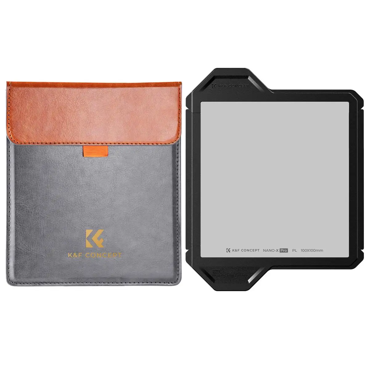 K&F Concept 100*100*2mm Square CPL Filter with Protective Frame HD Optical Glass Waterproof Anti-Reflection Nano X-Pro Series