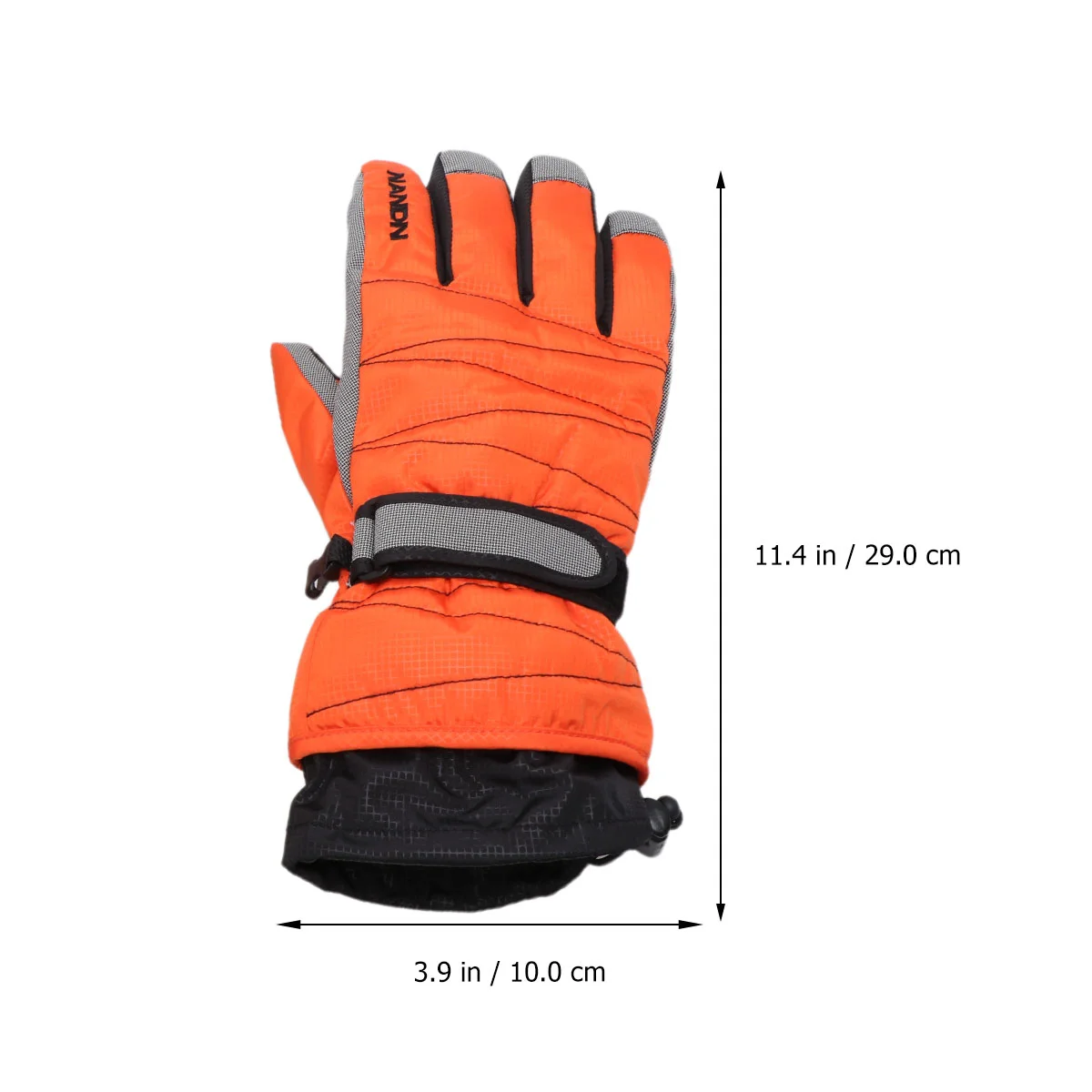 Guantes para padres e hijos a prueba de viento para deportes de senderismo esquí al aire libre cómodo dedo invierno padres-niño ajustable