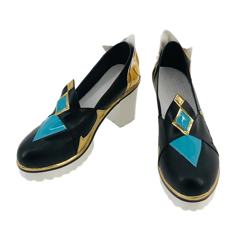 

qwerrtyuio. 123456 Оригинальная обувь для косплея God Shenhe, анимационная выставка, вторичная Yuanasdffghjk 987764