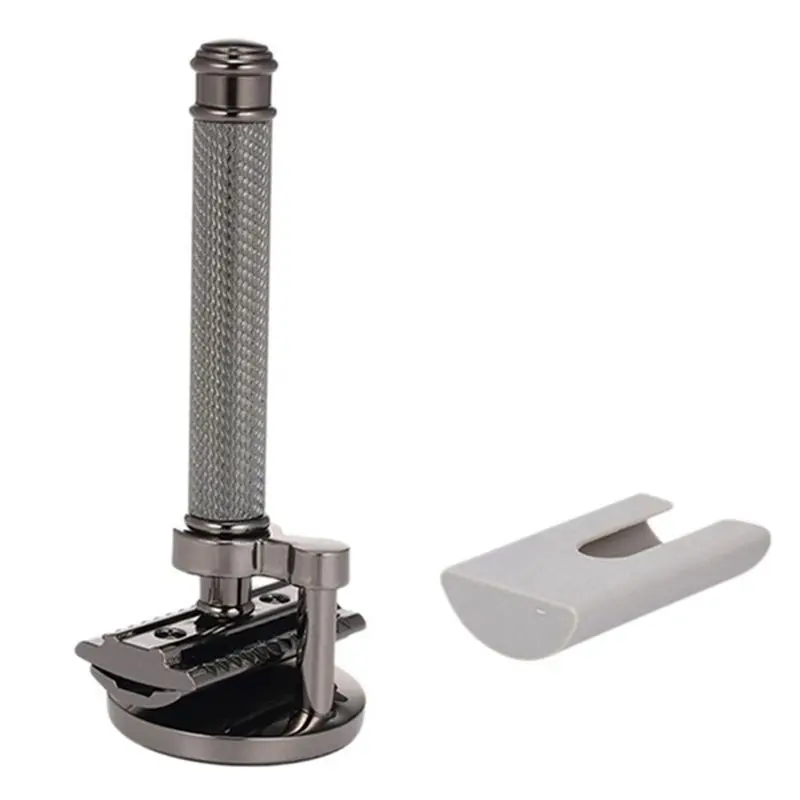 

AEE6-Adjustable Double Edge Classic Safety Razor Man Shaving Razor With Base Cutter Head Cover