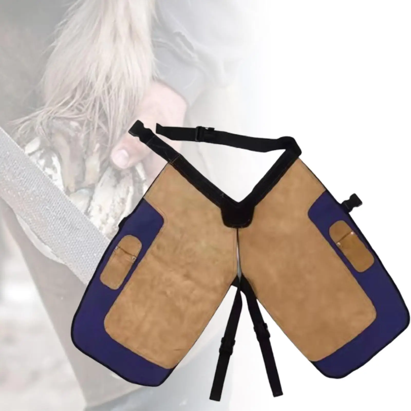 Farrier Apron Leather and Canvas Ample Storage 70.5 cm Length with Adjustable