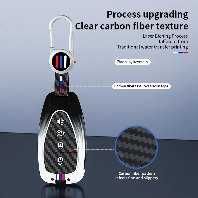 New 2/3/4/5 Bottons Car Key Case Cover Shell for Chevrolet 2017-2019 Chevy Malibu Camaro Cruze Traverse Sonic Volt Bolt Equinox view 6