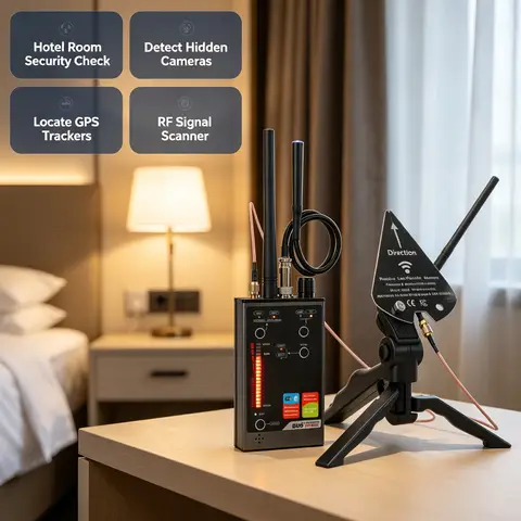 Anti‑Spy Detection Hidden Camera 1MHz‑12GHz RF Signal Finder GPS Bug Spy Mic WiFi Bluetooth 4G 5G Hidden Surveillance Gadgets