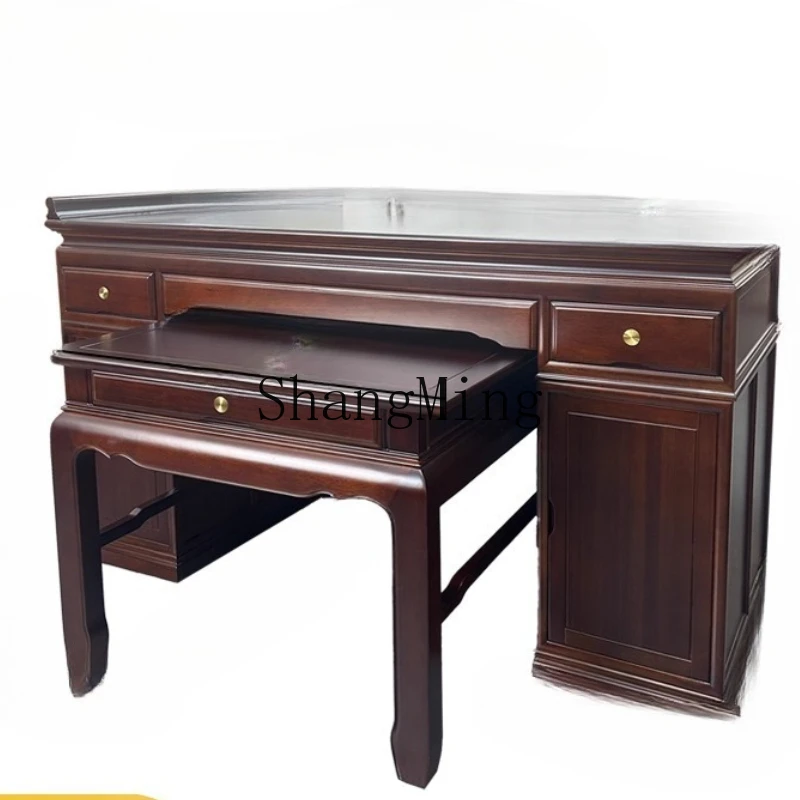 

FG God of Wealth table incense table New Chinese all-solid wood incense of Wealth cabinet Fotai household eight immortals table