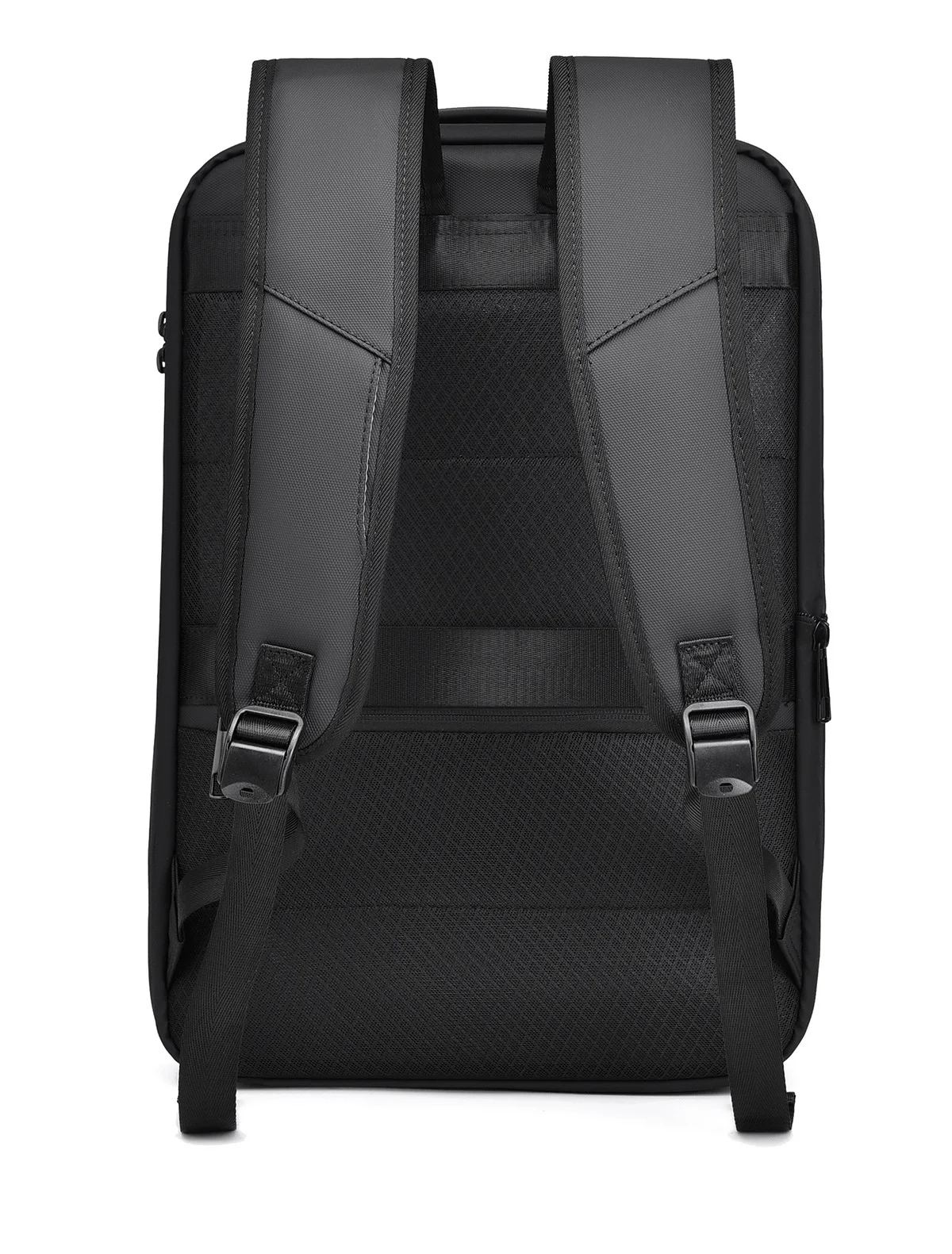 Men Gaming Laptop Backpack Hard‑shell Expandable Anti‑theft Password Lock USB Port Water‑Repellent 16.8‑inch Travel Computer Bag