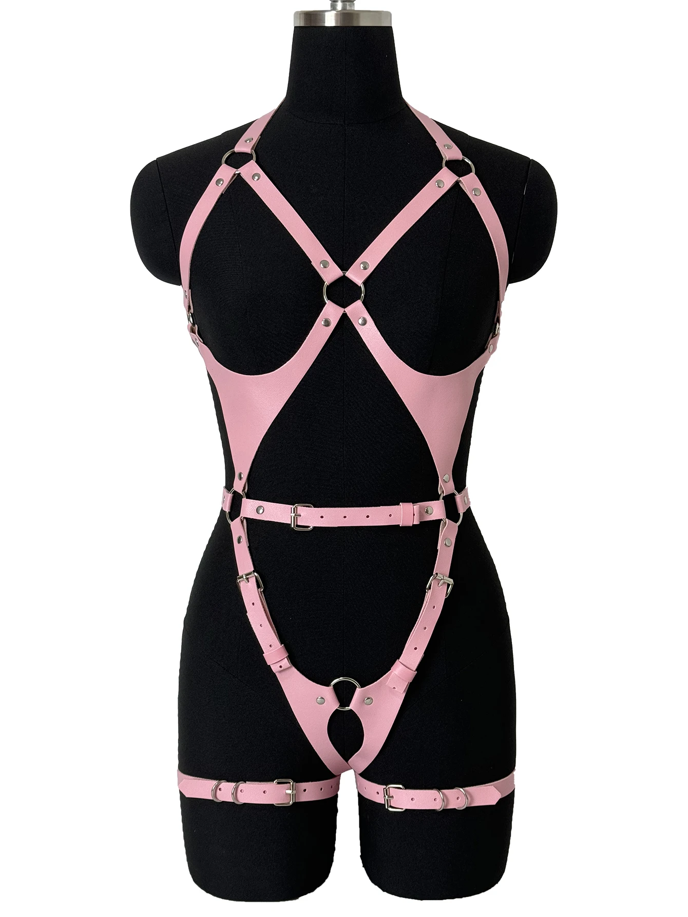 Набор из 3 предметов, женский модный цельный плотный ремень, регулируемый сексуальный ремень для украшения тела, милый ремень для связывания, аксессуары для праздничной одежды