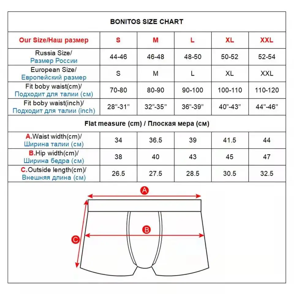 4pcs Cotton Boxers For Man Underwear Slip High Quality Men\'s Panties Sexy Homme Underpants Boxer Shorts calecon Trunks