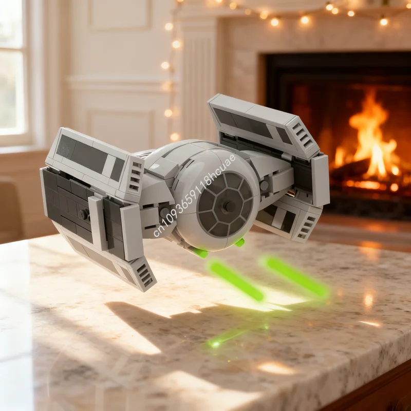 

276pcs MOC Chibi TIE Imperial Advanced Fighter Star Battle Model Building Blocks Christmas Gifts Toy Construction Creative Idea