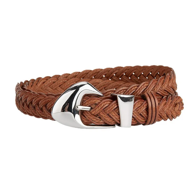 المرأة خمر محبوك مشد الإناث Cummerbund معطف حزام فستان الديكور حزام ضيق J316 #5