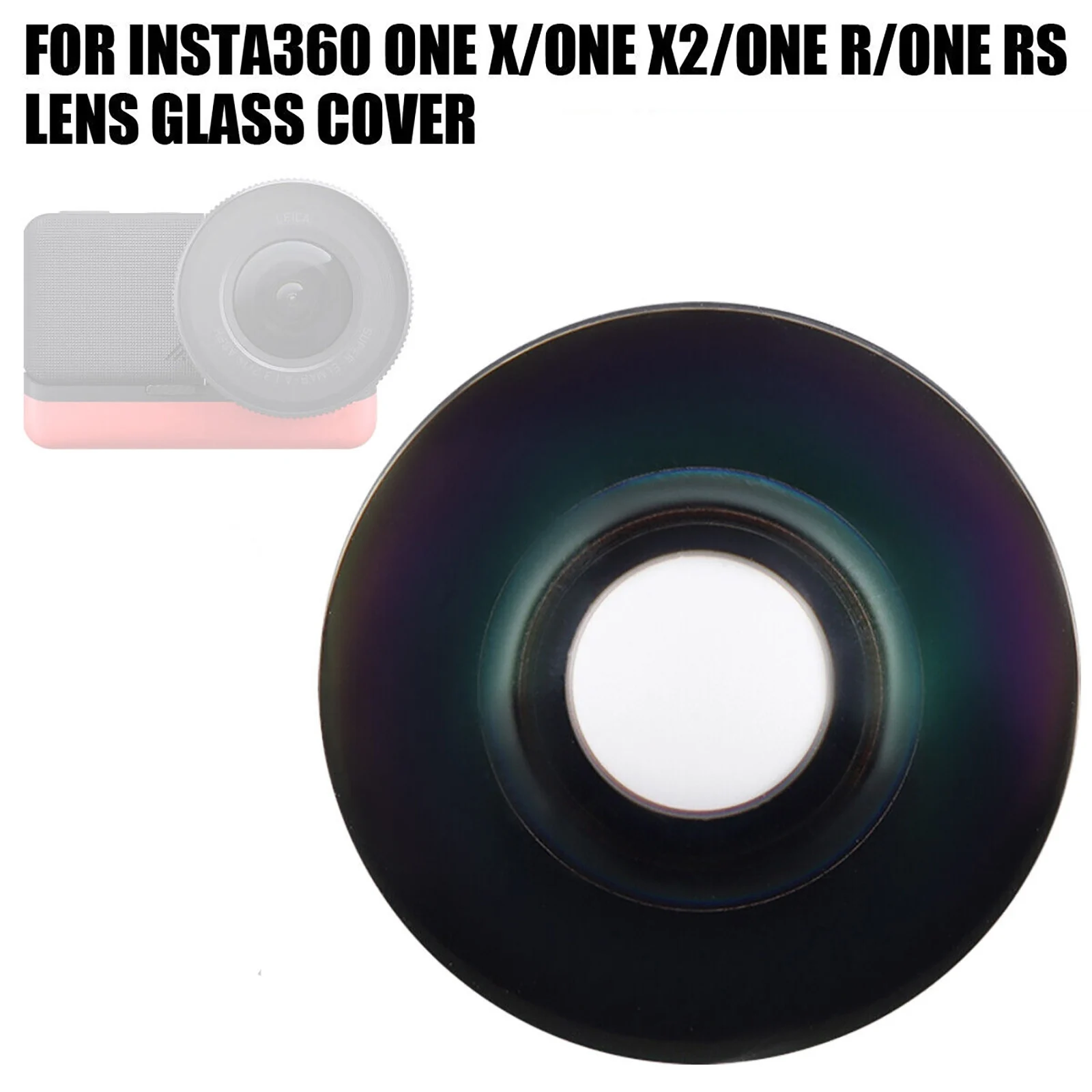 1 pz per Insta360 obiettivo della fotocamera pezzo di ricambio in vetro di ricambio per Insta360 One X/One R/One X2/One RS accessori per fotocamere