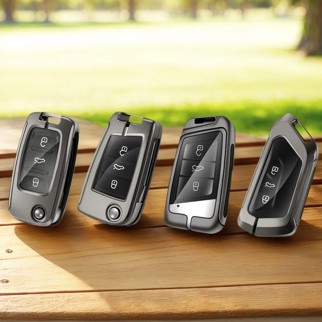 

Автомобильный чехол для ключей из цинкового сплава из ТПУ, подходит для Volkswagen VW, Skoda, брелок для сиденья, автомобильный металлический чехол для ключей, аксессуары для салона автомобиля