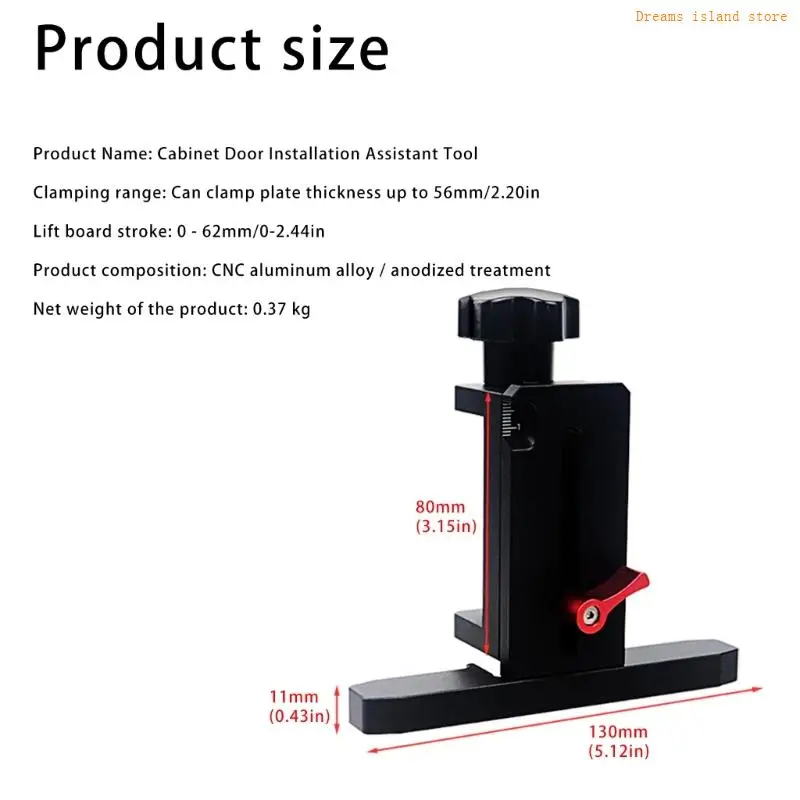 Cabinet Door Leveling Tool Ensures Accurate Installation And Enhances Stability HX6C