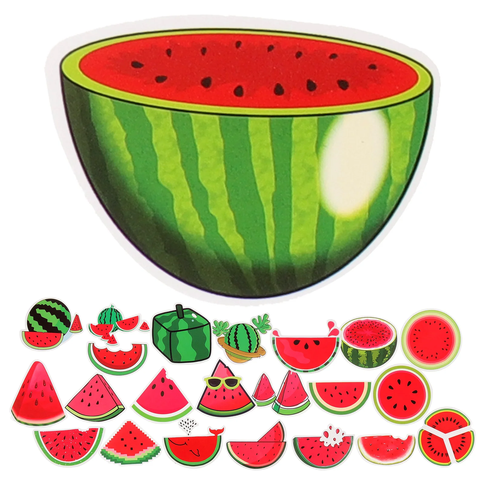 50 Pcs Watermelon Birthday Party Decoration Stickers Suitcase Supplies Child Summer