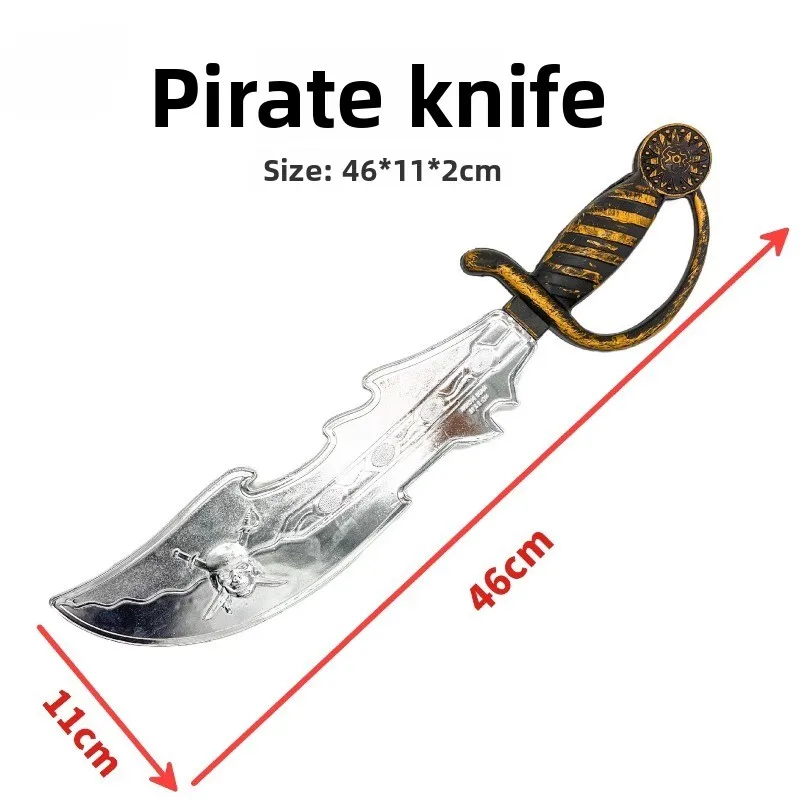 42cm/16.53in Nóż Piracki Zabawka z PU Model Rekwizyty Gadżety do Gier Cosplay Kolekcjonerski Halloween Kreatywna Dekoracja Prezent na Święta
