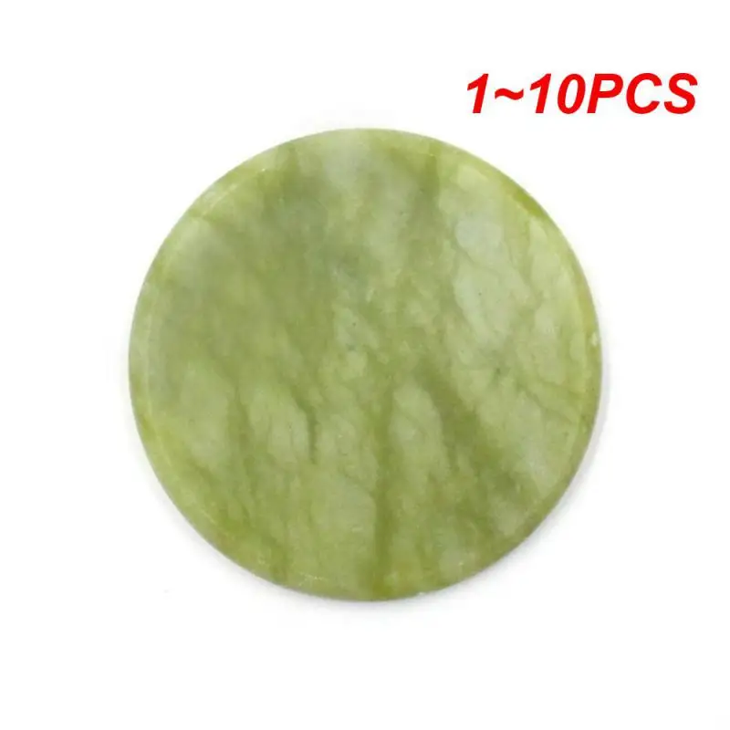 1~10PCS New False Lashes Round Jade Stone Eyelash Extension Glue Adhesive Pallet Pad Holder Eyelashes Extensions Glue Makeup