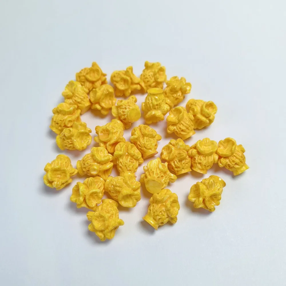 Cute 3D Resin Popcorn Simulation Miniature Food Art Flatback Cabochon DIY Craft Decoration