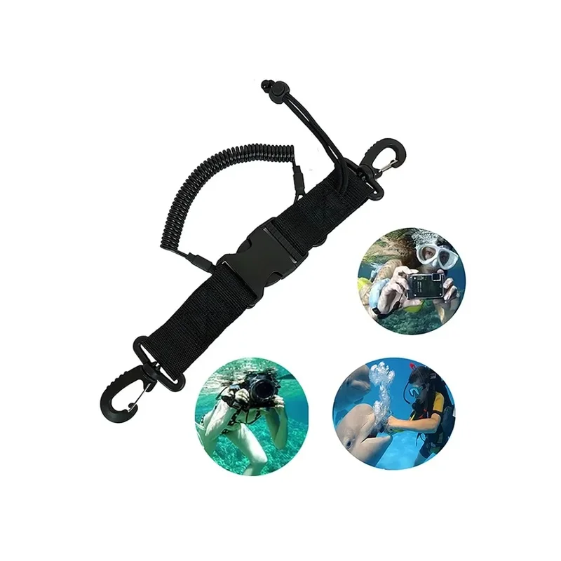 Diving Canoe Camera Strap, with Quick Release Buckle and Clip, Kayaking Swimming Accessories