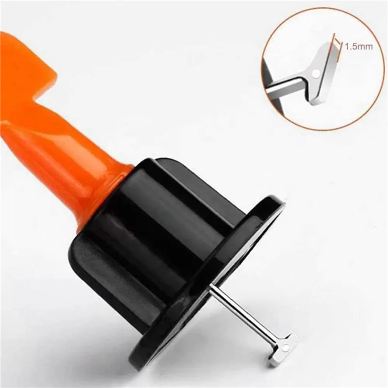 AT13 1000Pcs Tile Leveling System For Tile Laying Reusable Steel Needles Flooring Replaceable Pin Tiling Construction Tools