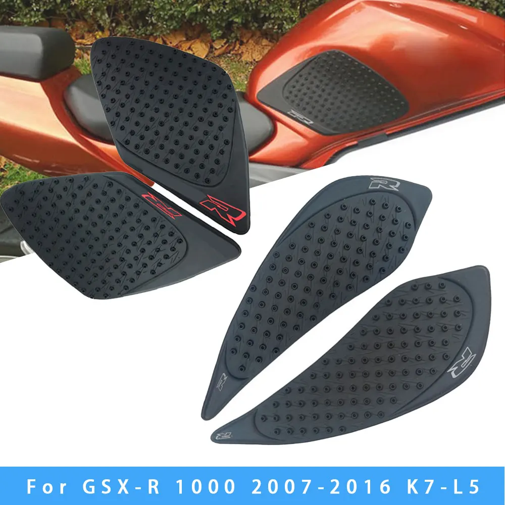 For SUZUKI GSX-R GSXR 1000 2007-2016 K7 K8 K9K11 L1 L2 L3 L4 L5 GSXR1000  Motorcycle Side Anti Slip Sticker Protector Tank Pad