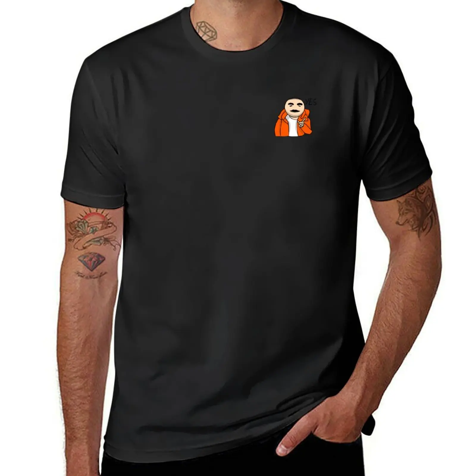 

Nhuad Yes! T-Shirt oversizeds shirts graphic tees kawaii clothes quick-drying men workout shirt