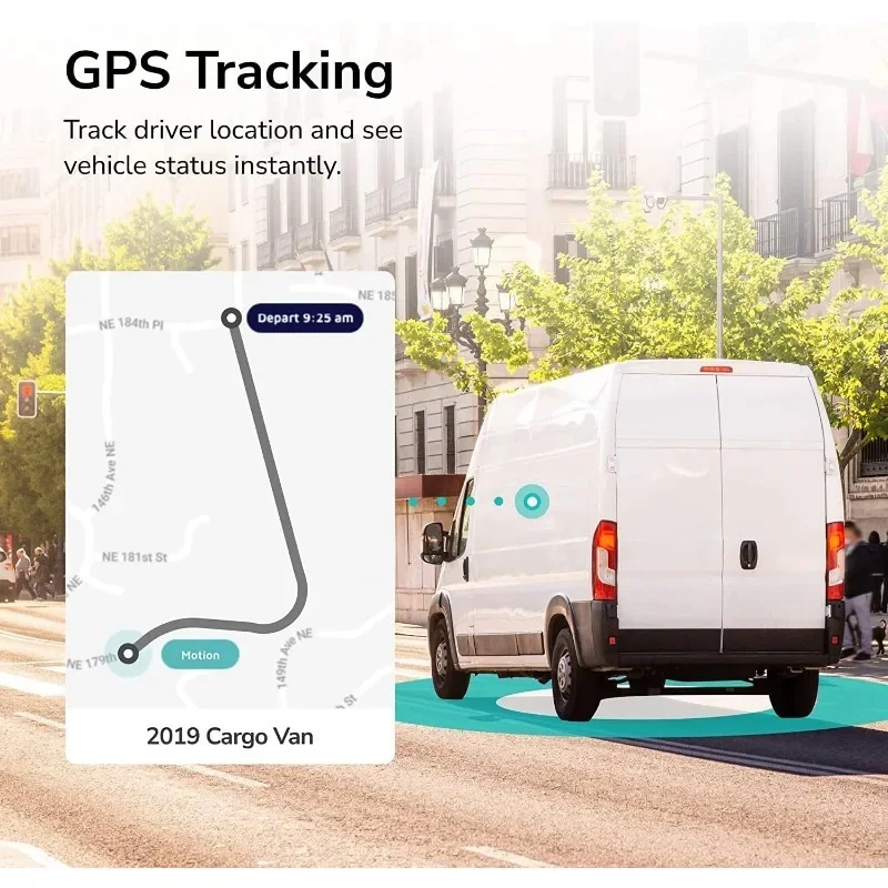 Business Fleet, GPS Tracker for Vehicles, 4G LTE & 5G, Real-Time GPS Tracking, Simple Activation, Simple Plug-in Car GPS Tracker