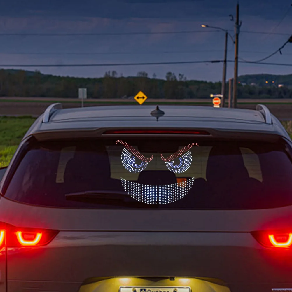 

Cars Devil Eyes Light Eye Light Decorative Dynamic Devil Eyes Car Light USB Plug In Auto Warning Light for Cars Windshield
