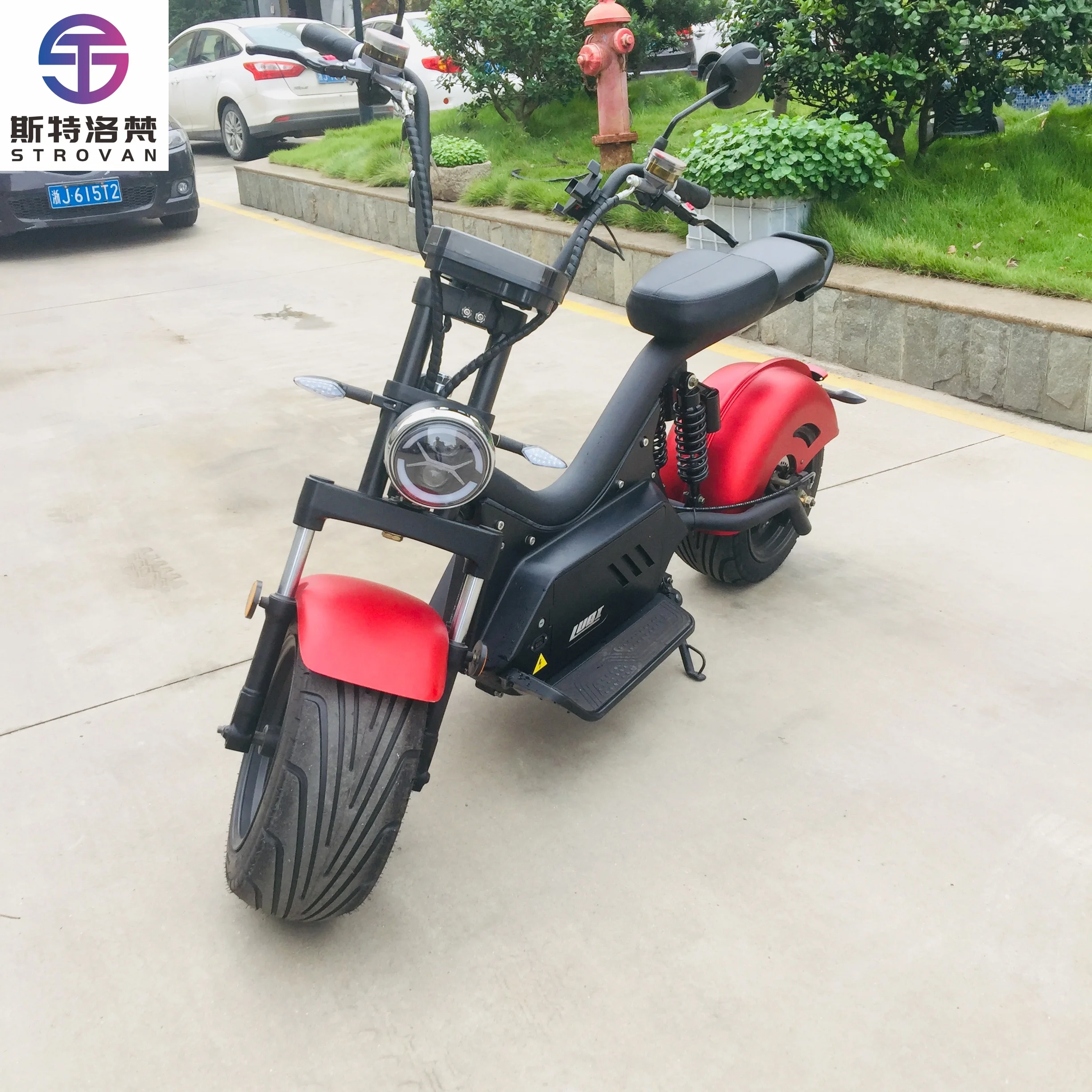 2000W 60V Citycoco Double Seat Scooter, US Hot Sale 20AH/30AH/45AH Battery Choices