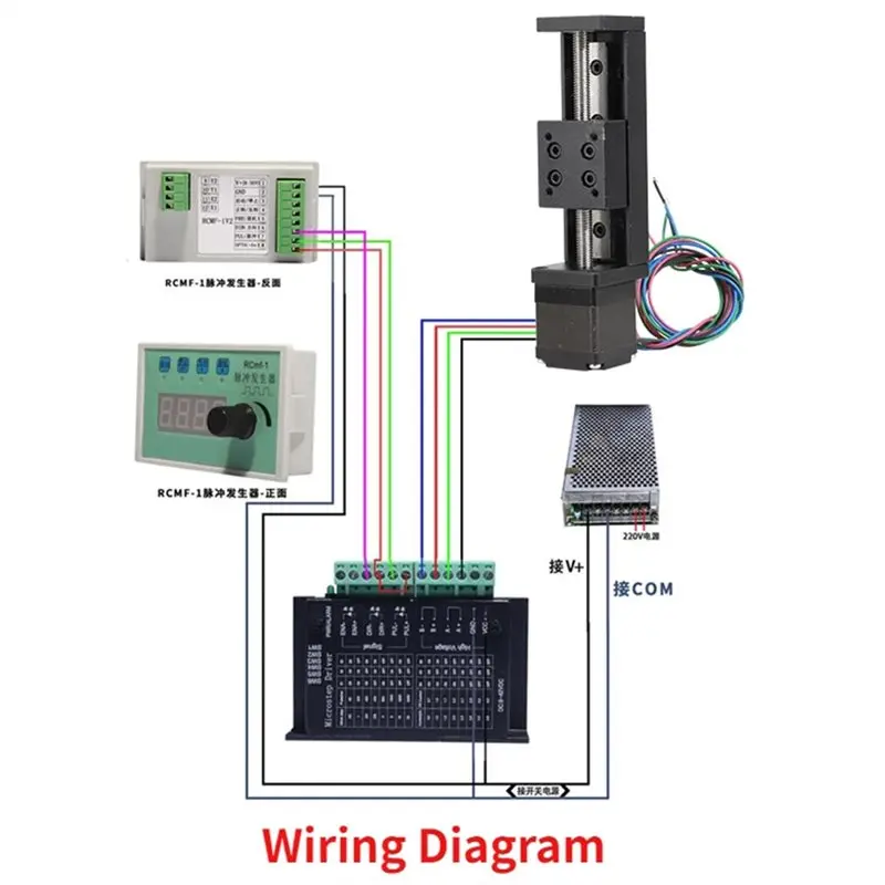 FYBL-XYZ Axis Table For Positioning CNC Sliding Table Rail T-Type Linear Stage Transport Guide Platform Stepper Motor Drive