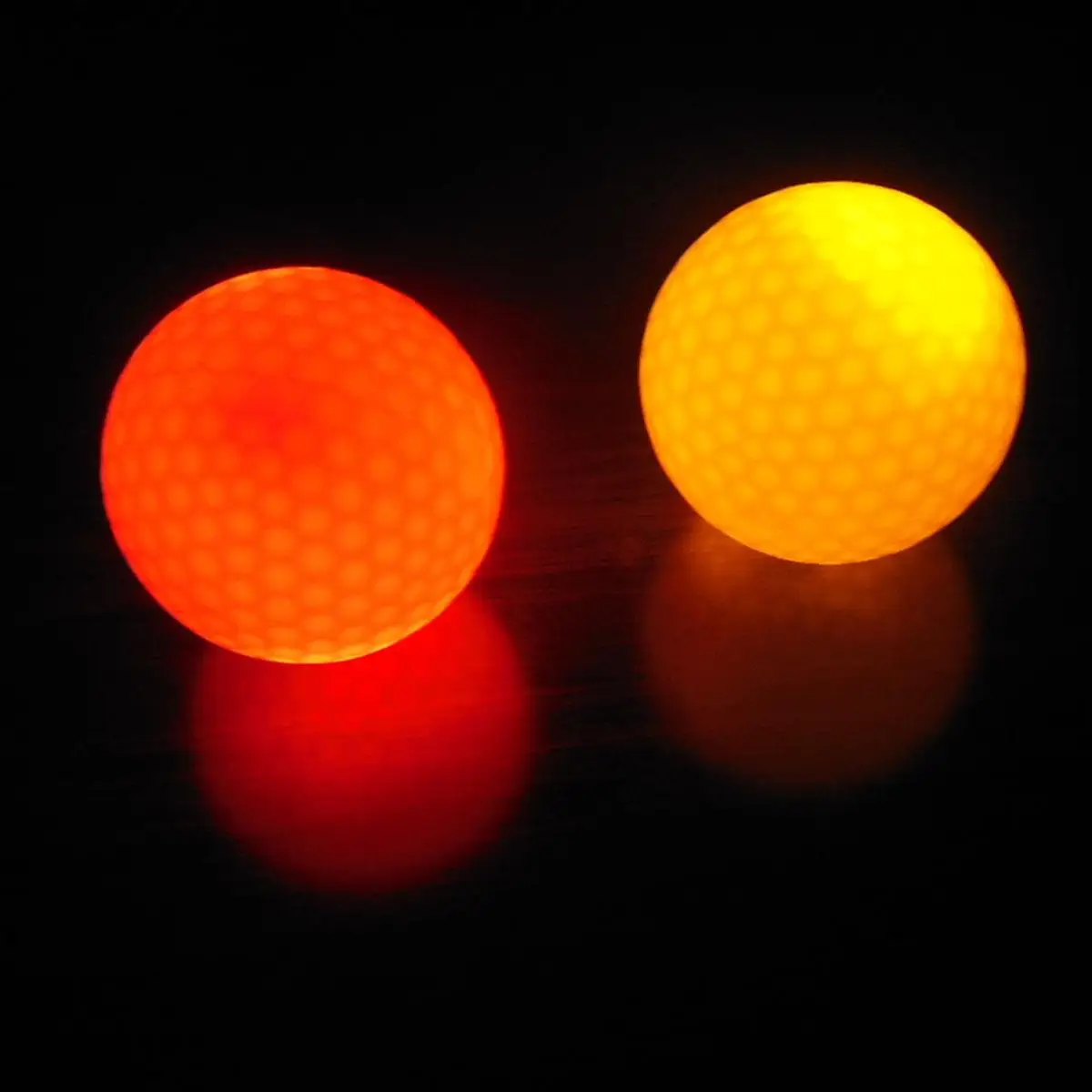 Pelota de Golf electrónica brillante, 1 unidad, Color intermitente, para Golf nocturno, venta al por mayor