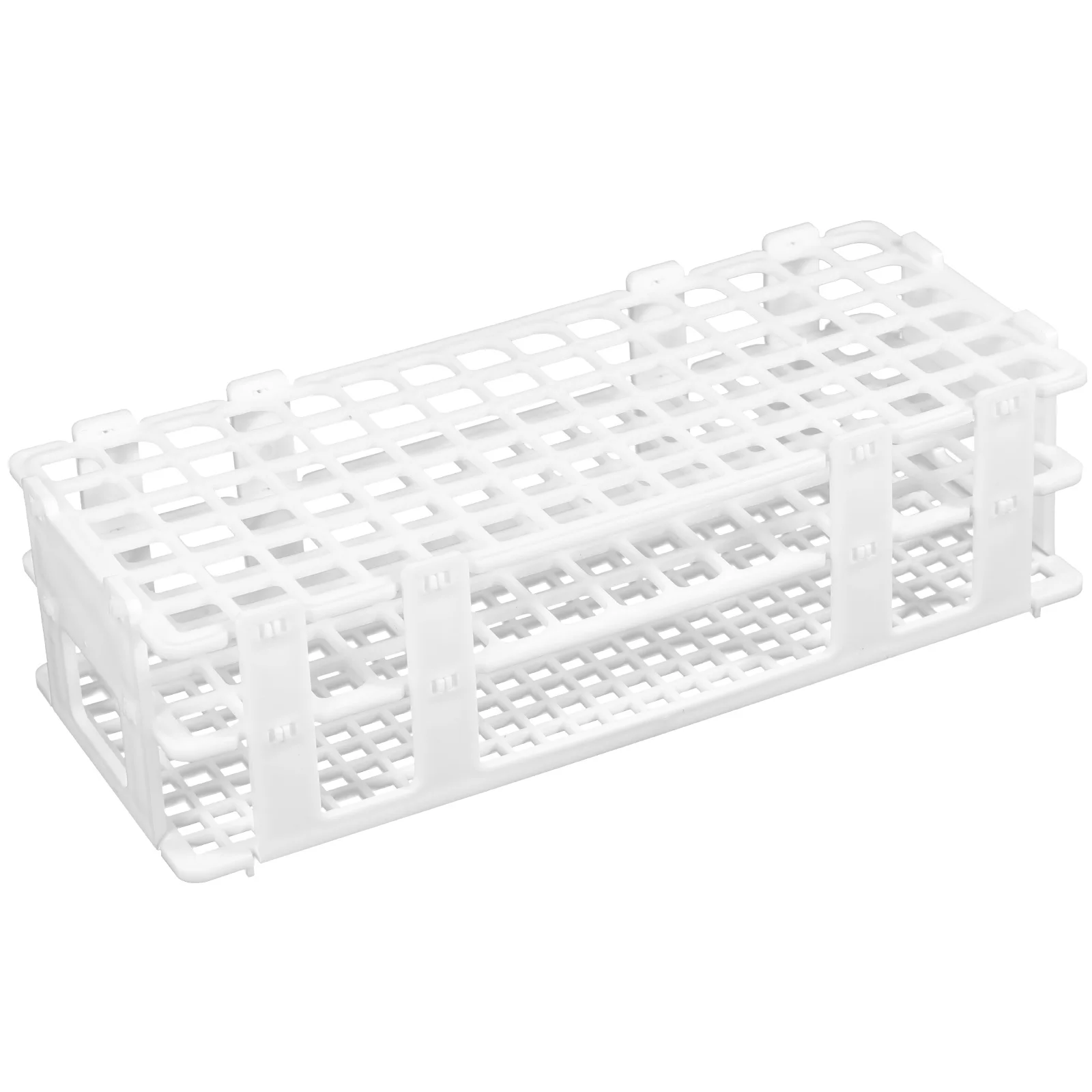 

Tube Rack Laboratory Plastic Stand Holder Glass Test Tube Organizer Storage Solution School Lab Equipment