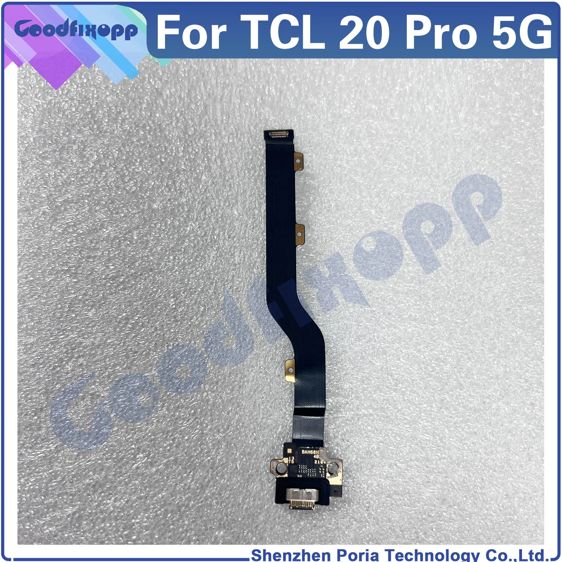 For TCL 20 Pro 5G T810H T810 20Pro USB Charge Port Connector Charging Board Flex Cable Charger Dock Repair Parts Replacement