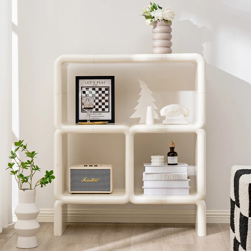 

Modern White Bookshelf Items Living Room Indoor Items Minimalist Bedroom Magazine Rack Display Estanteria Salon Nordic Furniture