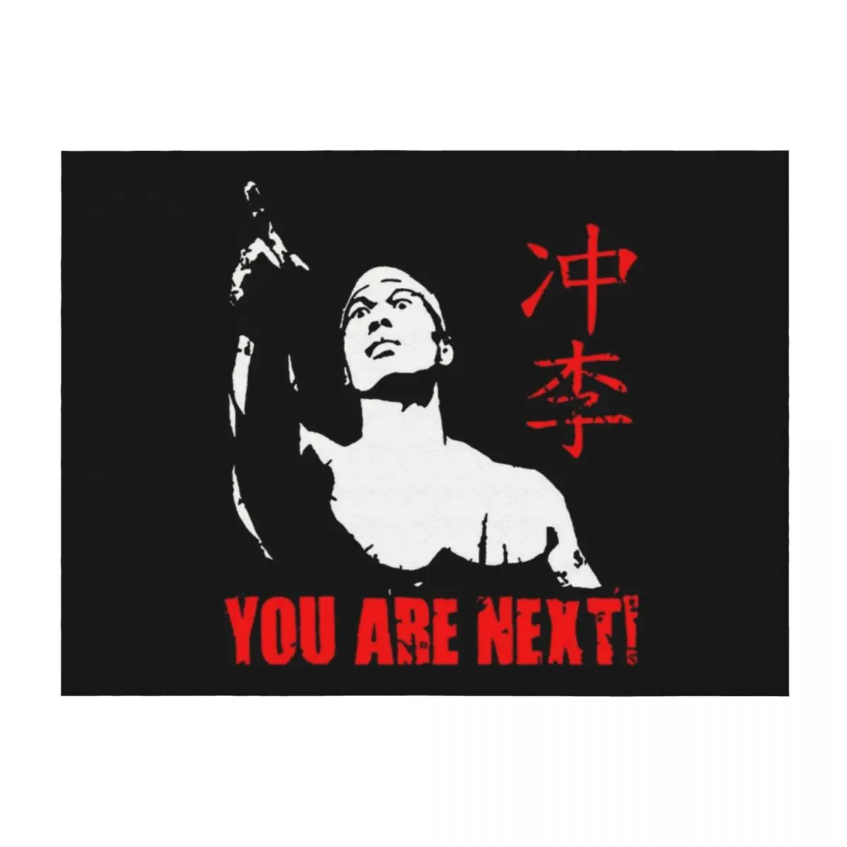 

Chong Li You Are Next Throw Blanket Decorative Beds Custom Luxury Thicken decorative Blankets