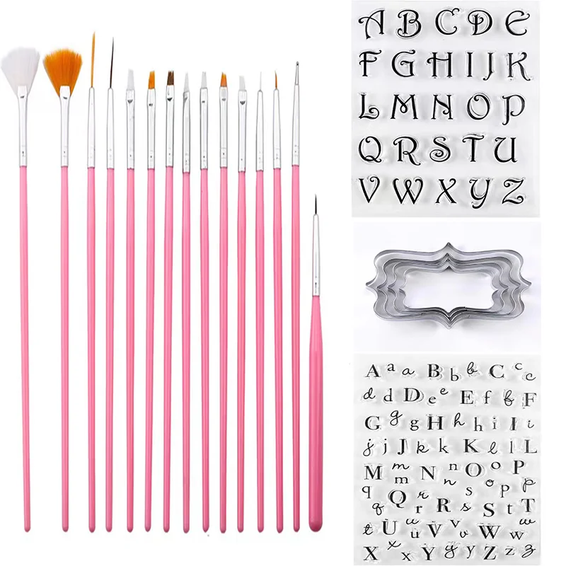 Handwritten Alphabet Transparent Seal Upper and lower case Alphabet Silicone Hand Ledger DIY scrapbook Decorative Seal Stamp and