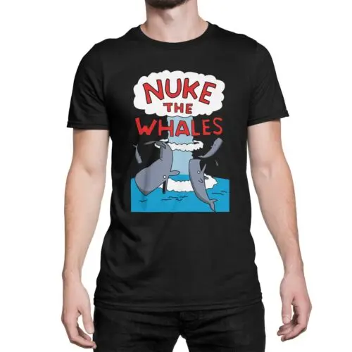 Neu Nuke The Whales Funny Gaming Unisex Premium T-Shirt