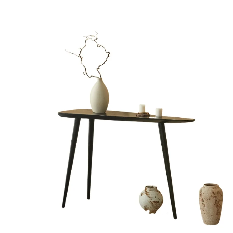 

Ваби Санди Ветер Черный Nic he Homestay Бар из цельного дерева Ca se Гостиная У стены Китайский Entra nce