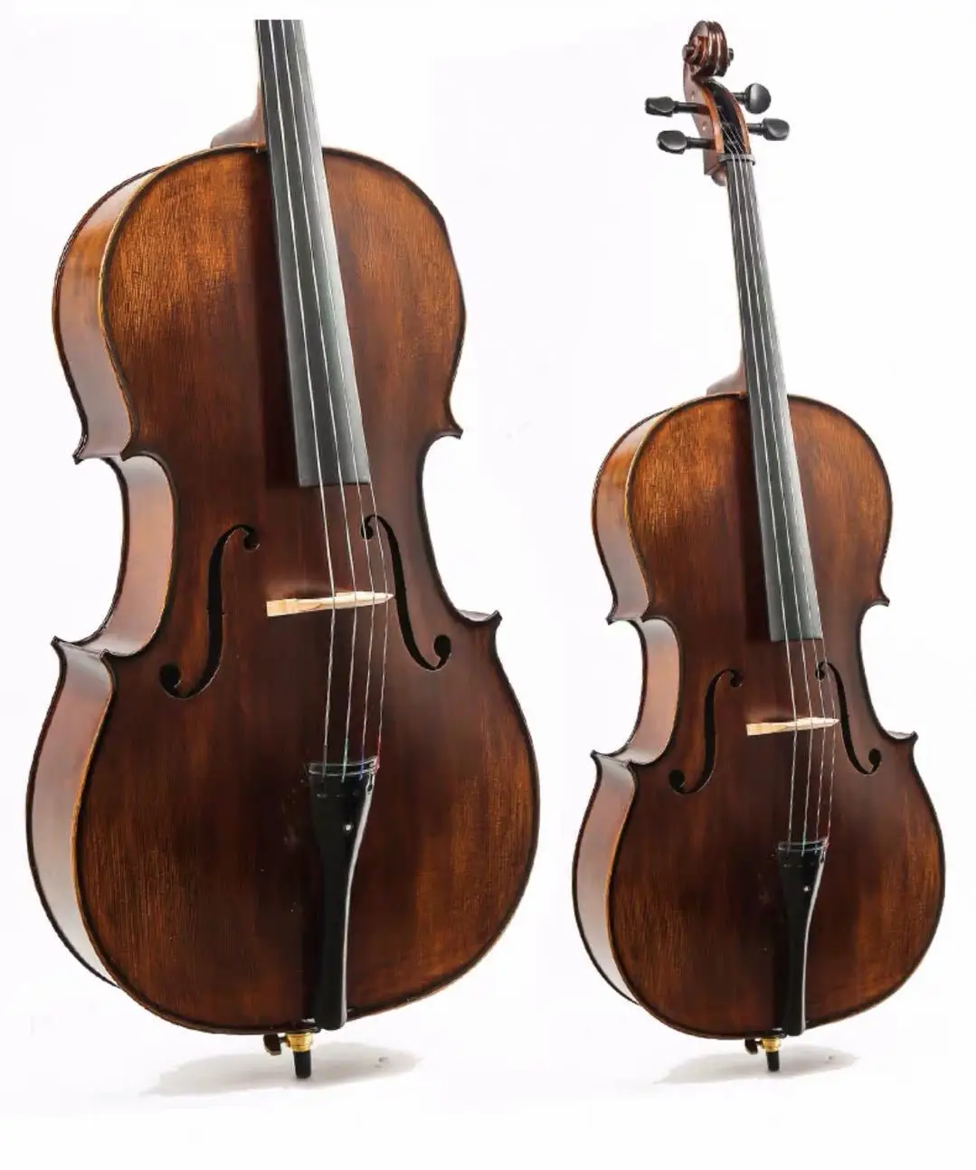 

Coffee matt solid wood Cello 4/4 3/4 Maple back student cello stringed instrument beginner professional violoncello Free ship