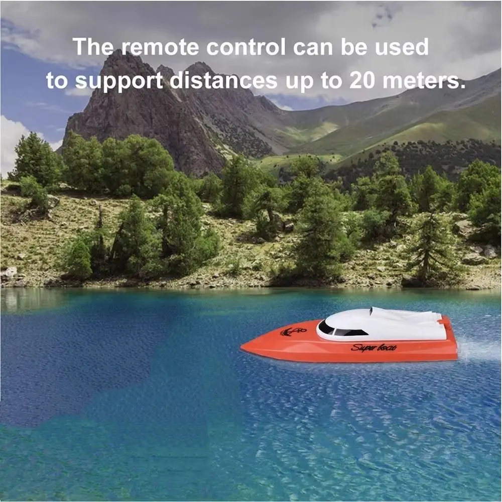 

Double Propeller Remote Control Boat Water Racer Lake/Pool RC Speedboat Model Toys 2.4GHz Boat Electric Toys Boys Girls