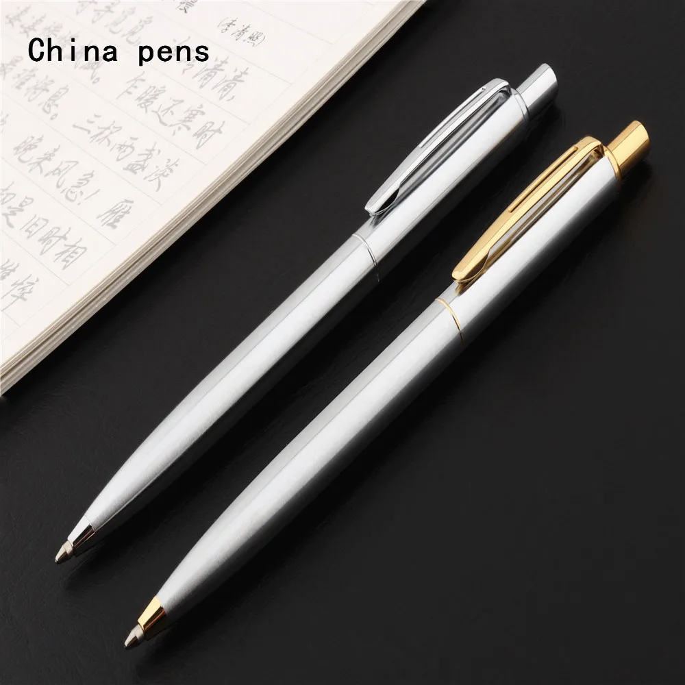 Luxury quality 0037 Push Business office School office stationery Ballpoint Pen New gold pen Financial ball point pens