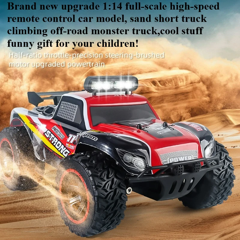 

Cool Stuff Toy Car Funny Gift-Kawaii 1:14 Full Scale High-speed Rc Truck,Climbing Off-road Rc Cars,Toys for Kids,Monster Truck