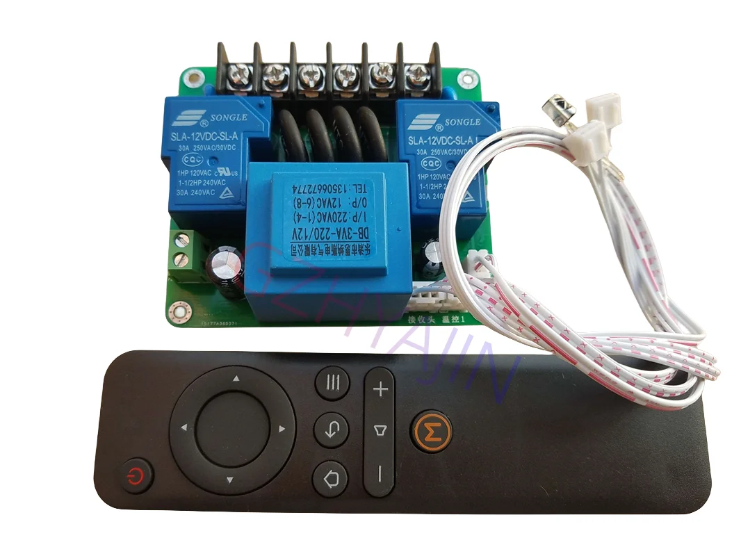 Class A power amplifier soft start board (remote control)