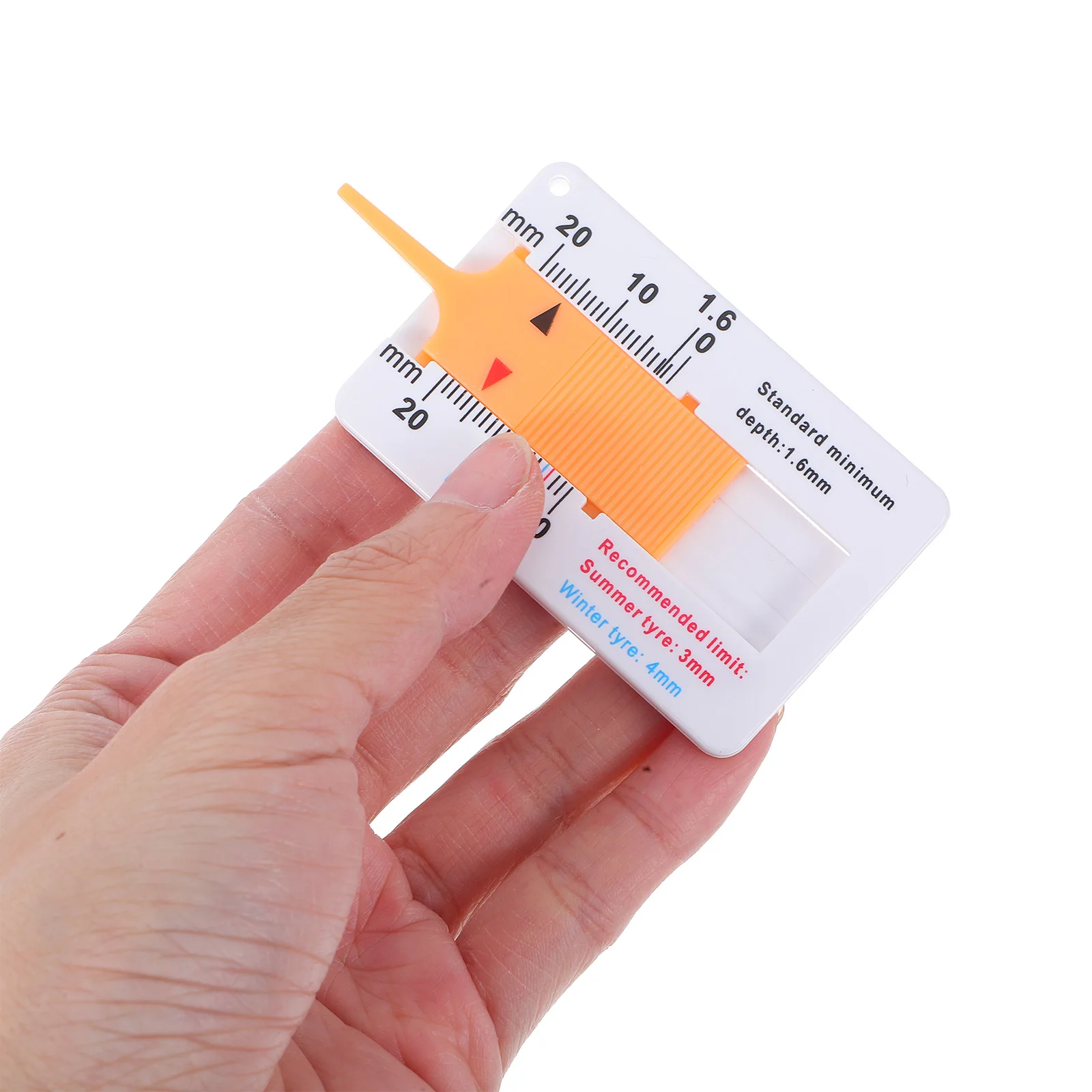 

3Pcs Plastic Tire Tread Depth Gauge for Car Truck Accurate Tread Measurement Tool Brake Pad Thickness Automotive Gauge