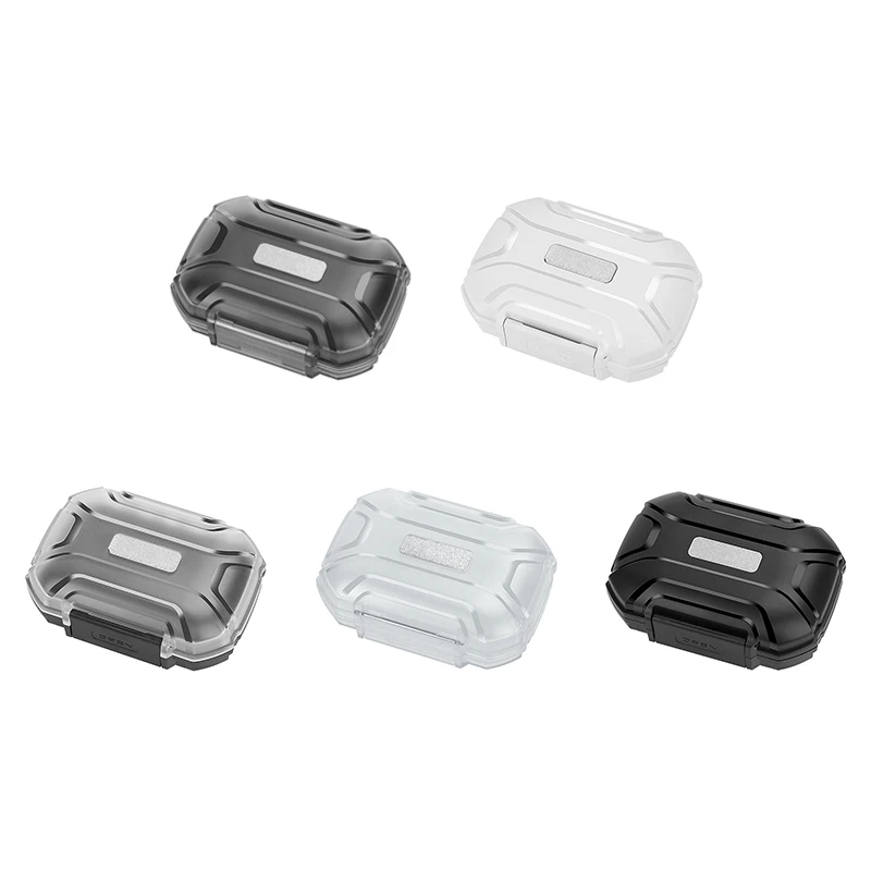 Caja de almacenamiento para auriculares, gran capacidad, a prueba de polvo, impermeable, a prueba de golpes