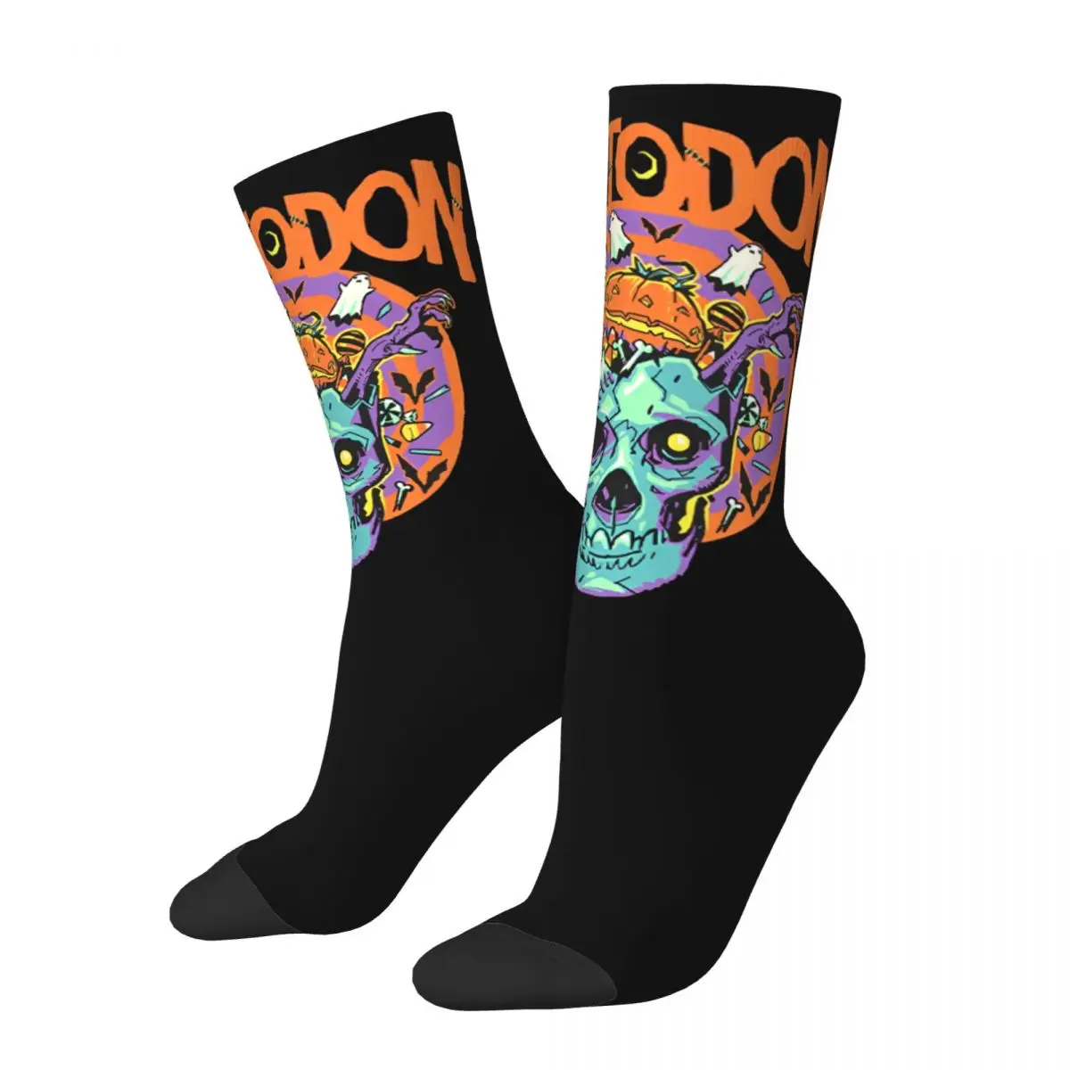 

Winter Warm Harajuku Men's Women's Mastodons Band Socks American Heavy Metal Music Non-slip Basketball Socks