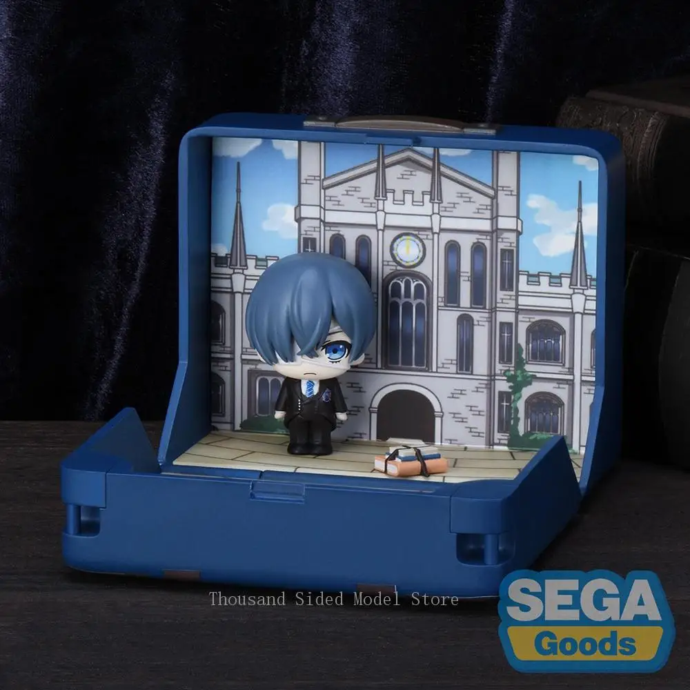 Originele SEGA Black Butler Ciel Phantomhive onder taker Sebastian Michaelis Petite World Memories Kawaii Anime Figuur Model Speelgoed