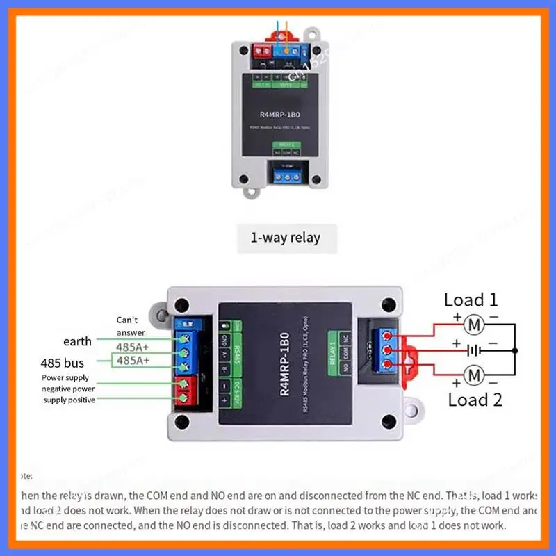 BAAE RS485 Modbus Relay PRO RS485 Interface Relay Modbus RTU Protocol Control Optocoupler Isolation