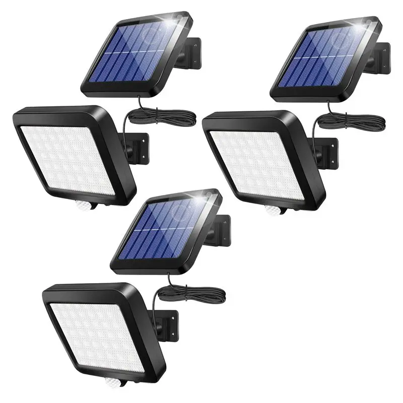 

Солнечный настенный светильник TFTP-3X с датчиком движения, 56 светодиодов, для сада, гаража, подъездной дорожки, крыльца, забора