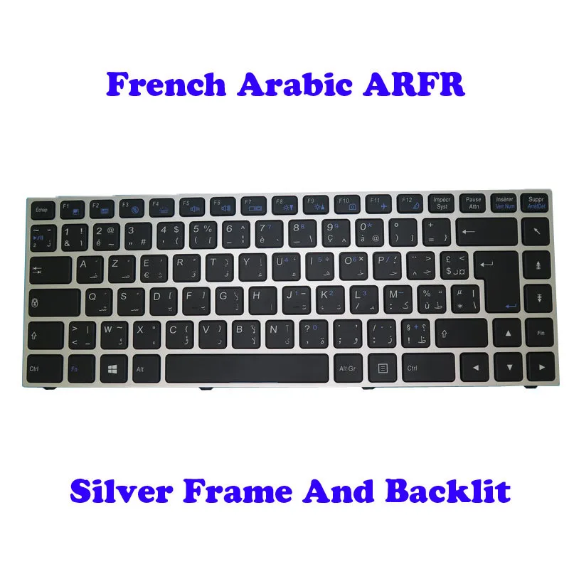 

ARFR BE FR LT DM EST IT SP UK JP RU SD SW US Keyboard For CLEVO P640 P640HJ P640HK1 P640RE P640RF P641HJ P641HK1 P641RE P641RF