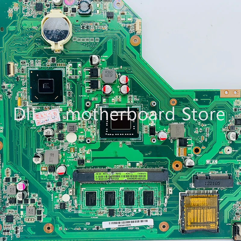 KEFU K54C Mainboard UNTUK ASUS X54C K54HR K54C K54L X54L Motherboard Laptop I3-2310M tes kerja 100% Oiginal Motherboard kerja