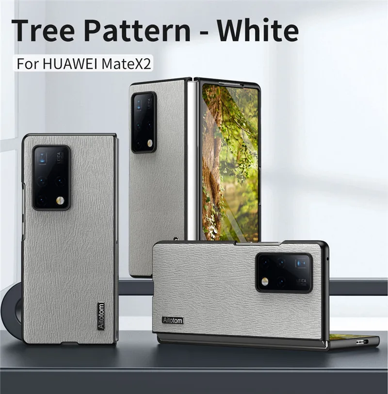 Tree Pattern Style Phone Case For HuaWei Mate X2 PC Bumper Slim Shockproof Protection Shell Cover